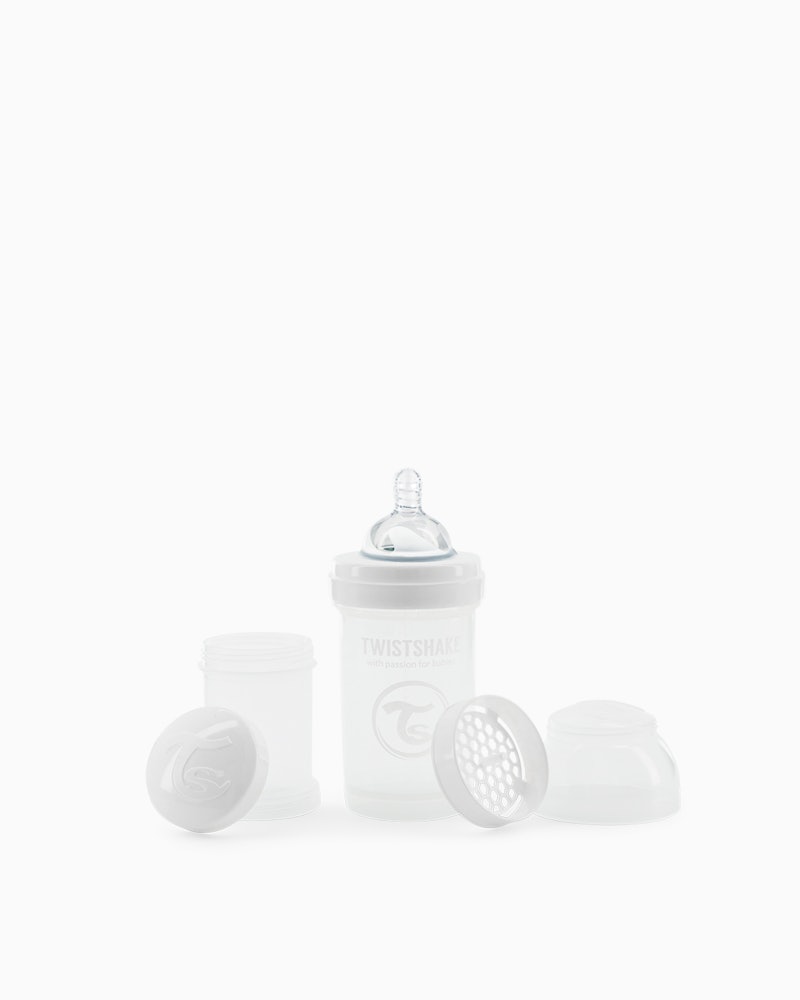 Babyflaske 180ml 180 ml / 0 måned+ / Hvid - 1