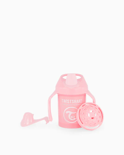 Sippy Cup Spill-free with Mixer Net Small 7 US fl oz / 4 mth+ / Pink