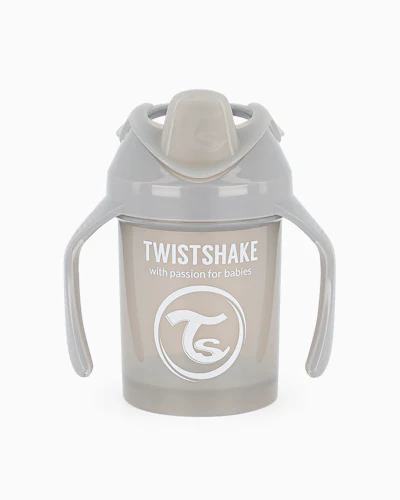 Sippy Cup Spill-free with Mixer Net Small 7 US fl oz / 4 mth+ / Grey - hover