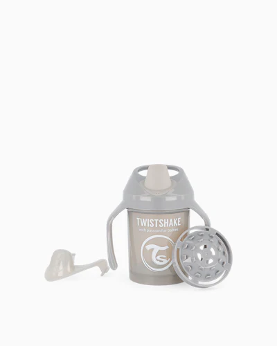 Sippy Cup Spill-free with Mixer Net Small 7 US fl oz / 4 mth+ / Grey