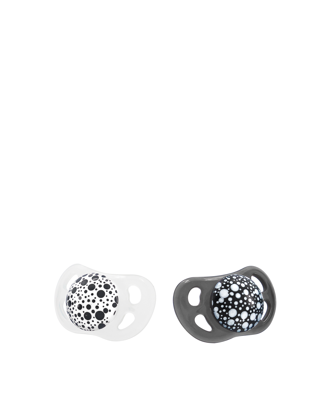 Pacifiers 06m 2p black & white Twistshake
