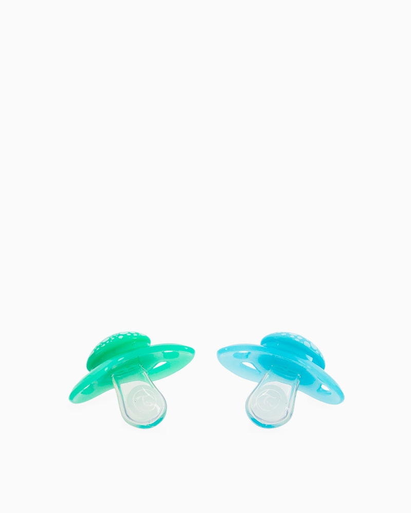 Pacifiers Newborn 0-6 months 2-pack 0 mth+ / Blue & Green - 3
