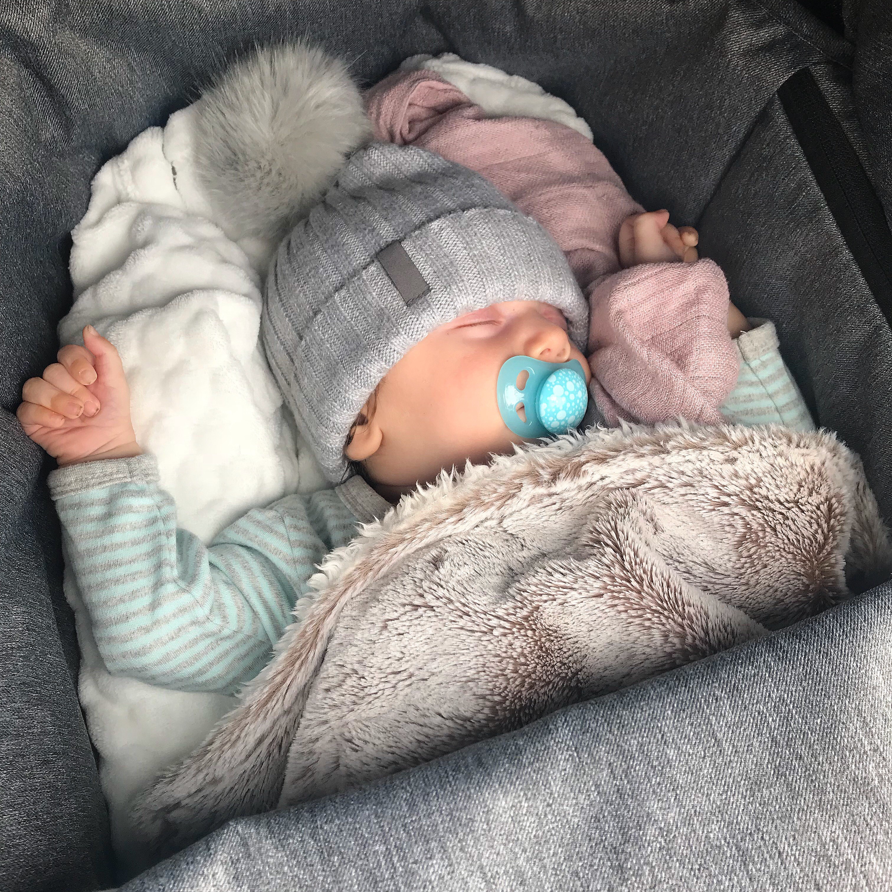 Tétines 0-6m 2-p 0 mois+ / Bleu et vert - hover