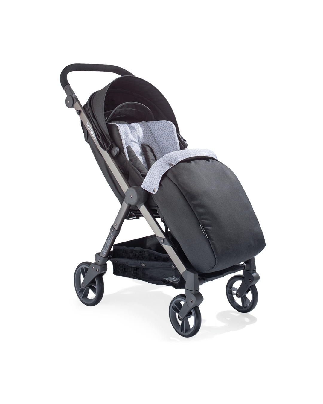Tour Seat Liner + Foot Muff 0 mth+ / Black - 3