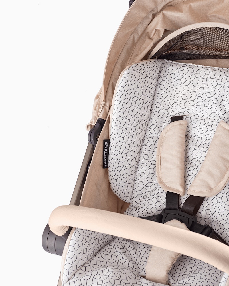 Sitzauflage + Fußsack 0 Monate+ / Beige - 6