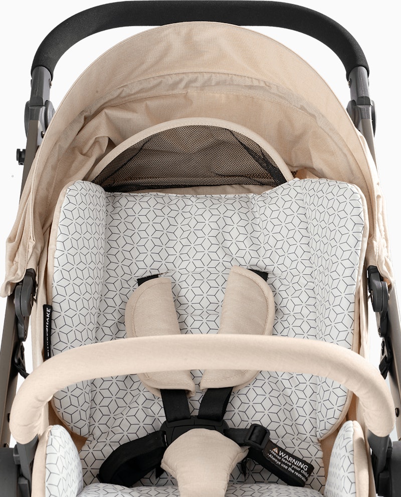 Sitzauflage + Fußsack 0 Monate+ / Beige - 4