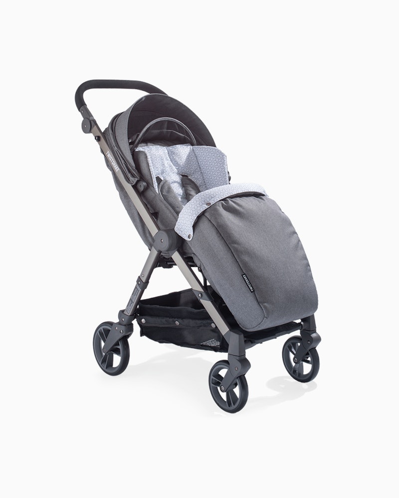 Setetrekk + Fotpose 0 mån+ / Grå - 3