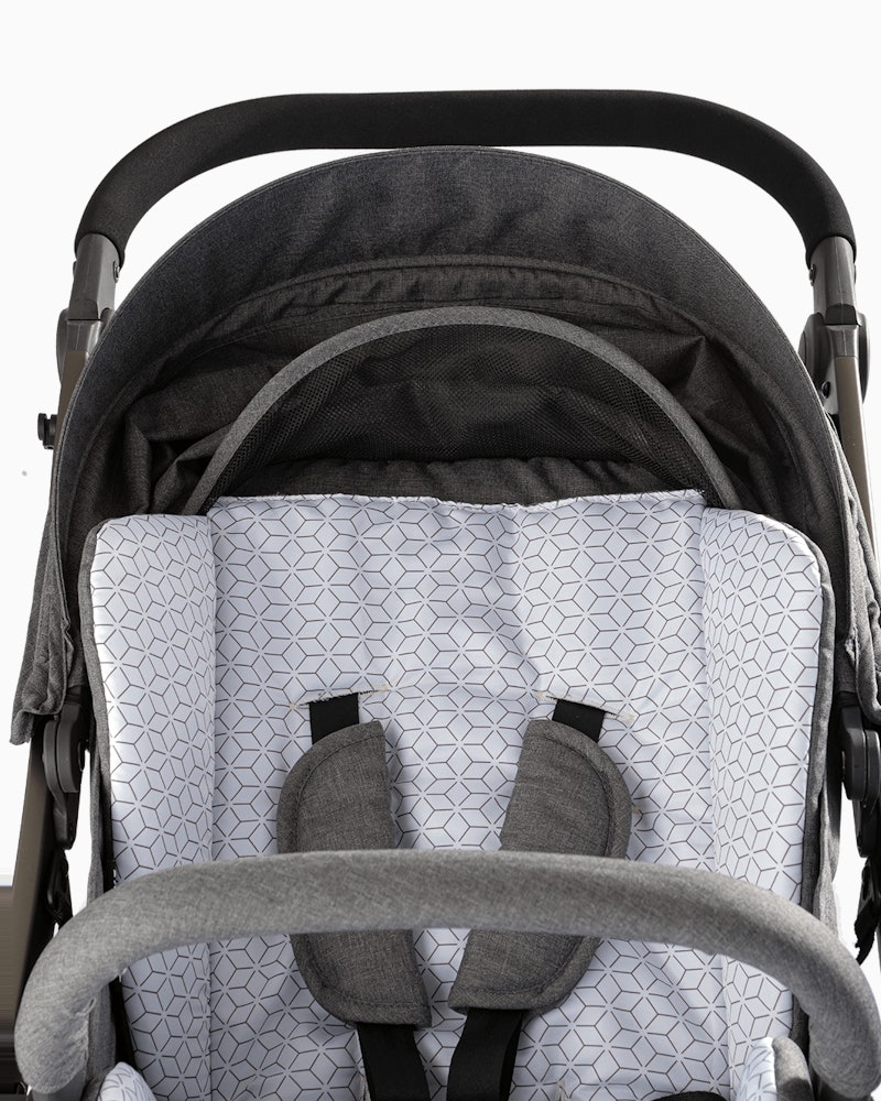 Setetrekk + Fotpose 0 mån+ / Grå - 4