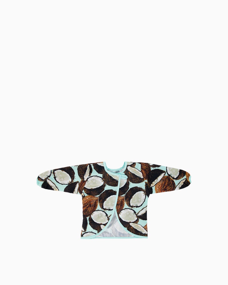 Long sleeve bib 6 mth+ / Coconut - 4
