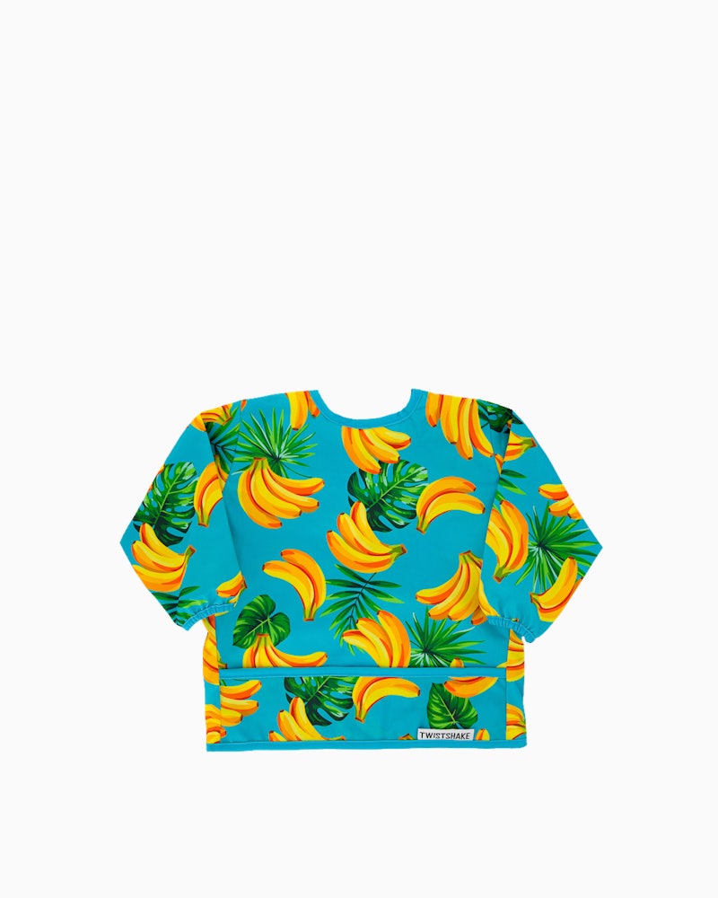 Long sleeve bib 6 mth+ / Banana - 1