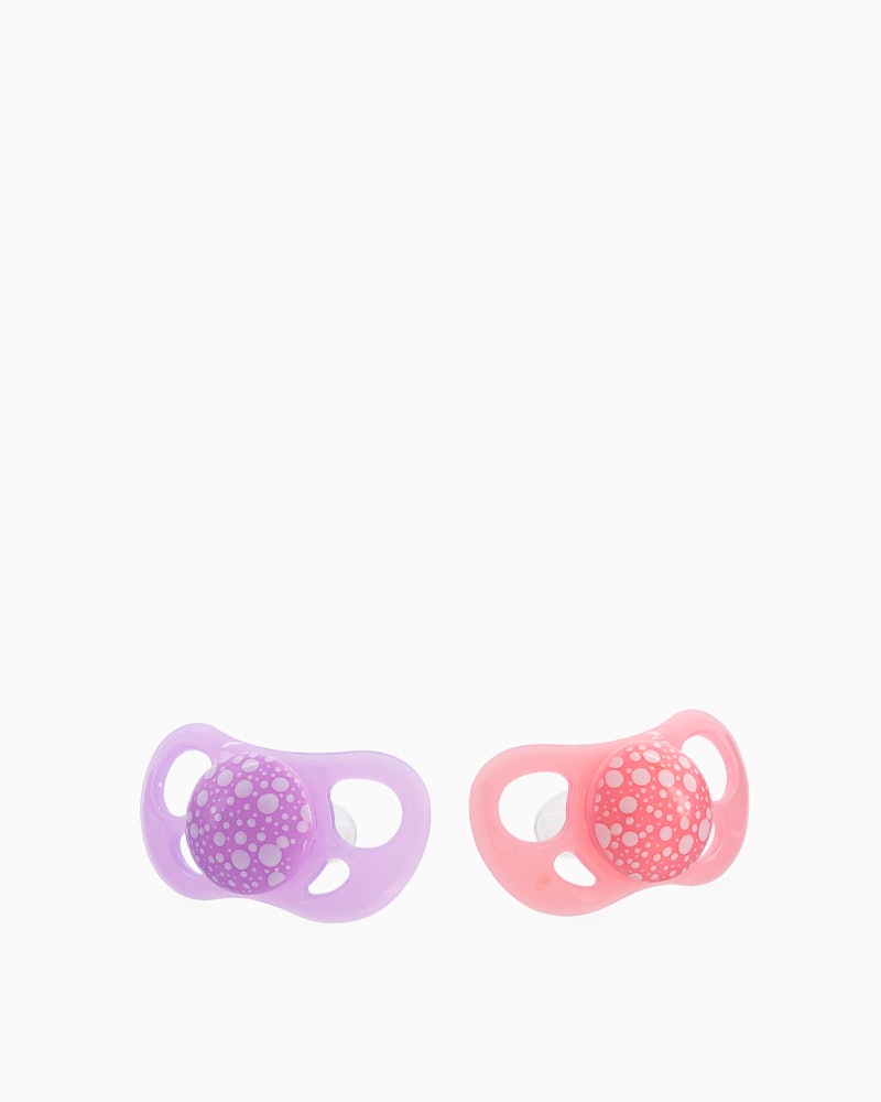 Schnuller 6+m 2-p 6 Monate+ / Rosa & Lila - 1