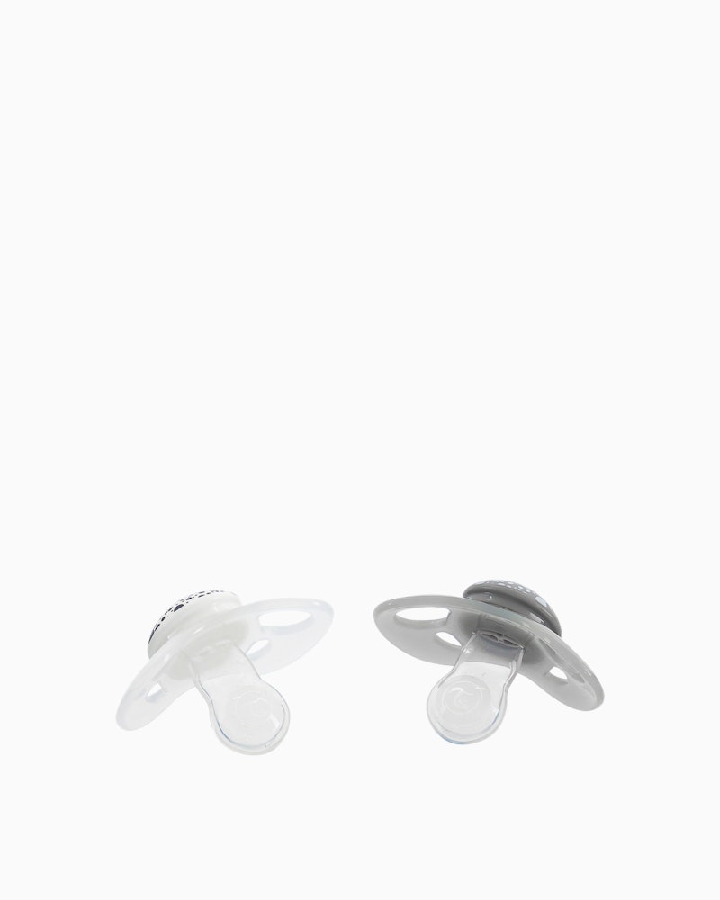 Pacifiers 6 months+ 2-pack 6 mth+ / Grey & White - 3