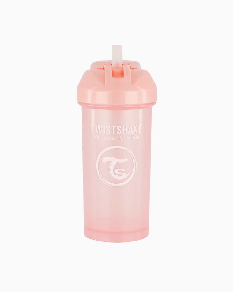 Straw Cup 360ml 6+m Pearl Pink