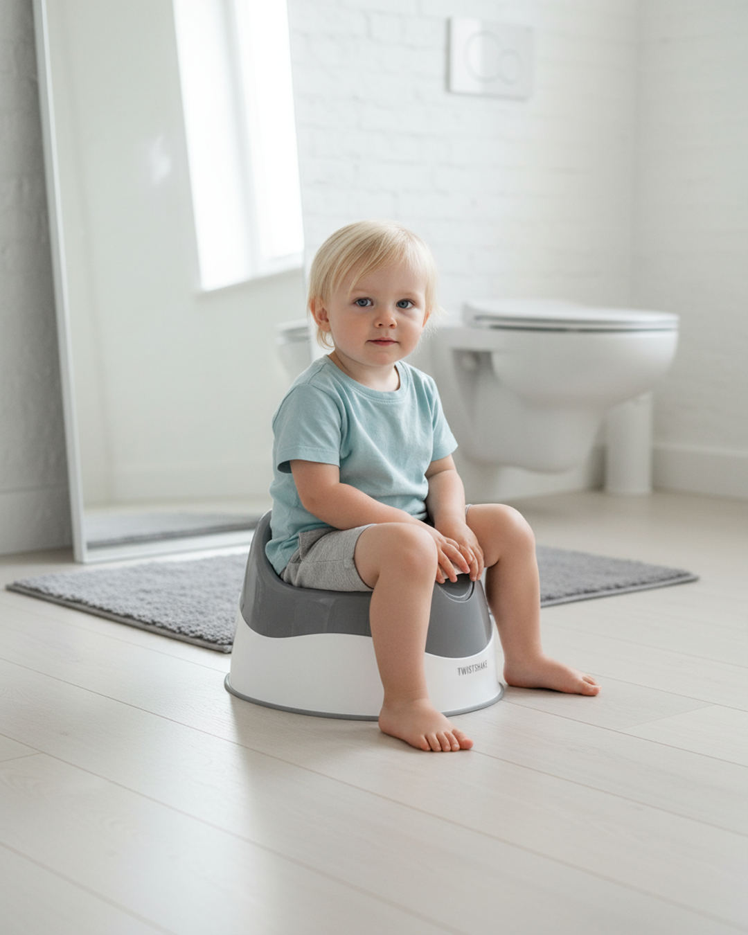 Pot 12 mois+ / Gris et blanc - hover