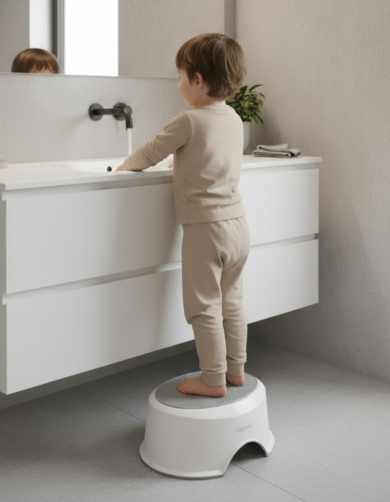 Badrumspall halkfri 24 mån / Grå - 2