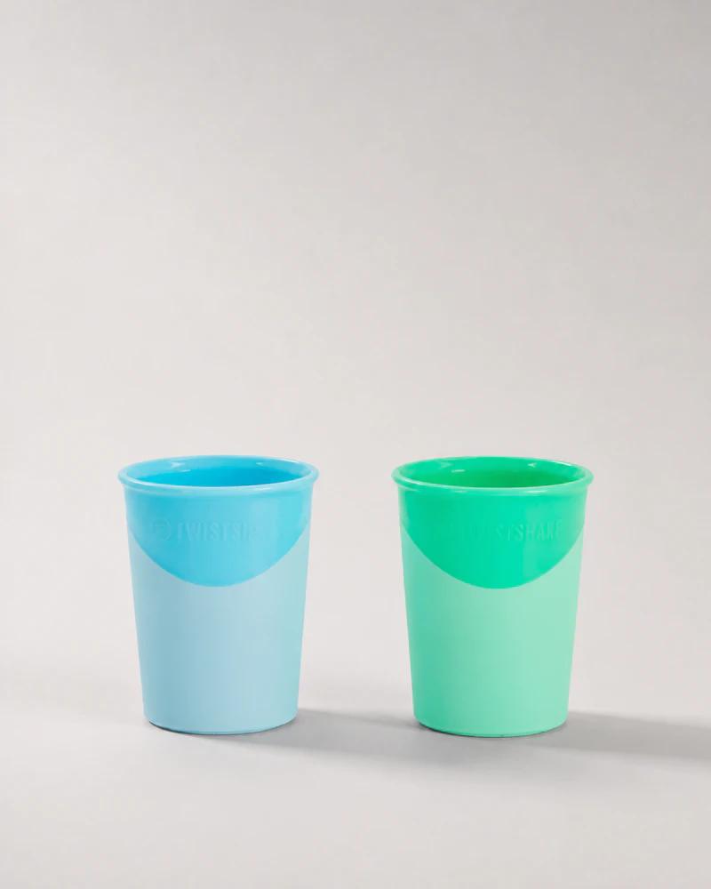 Lot de 2 Tasses 170 ml / 6 mois+ / Bleu et vert - 1