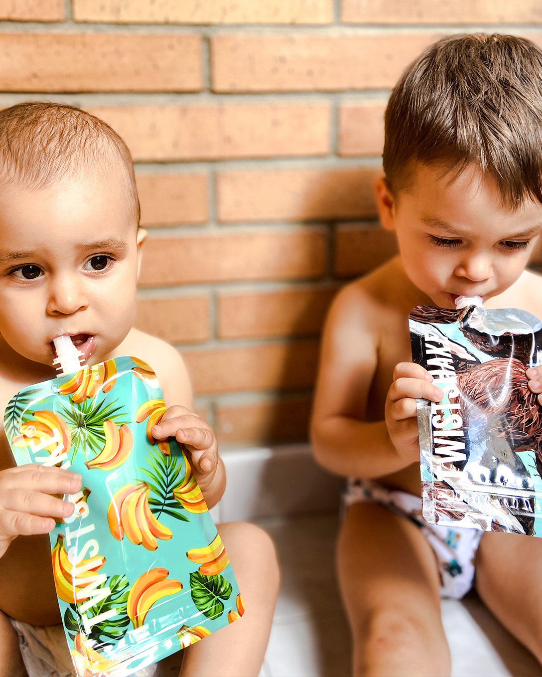 Squeeze Bags Large 4-pack 7 US fl oz / 6 mth+ / Mixed colors - hover