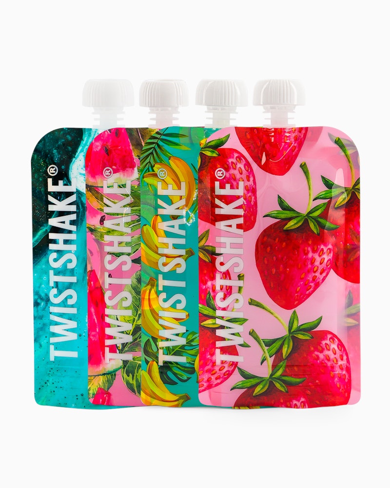 Squeeze Bags Large 4-pack 7 US fl oz / 6 mth+ / Mixed colors - 1