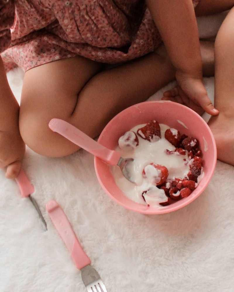 Børneskål Stackable / 6 måned+ / Lyserød - 2