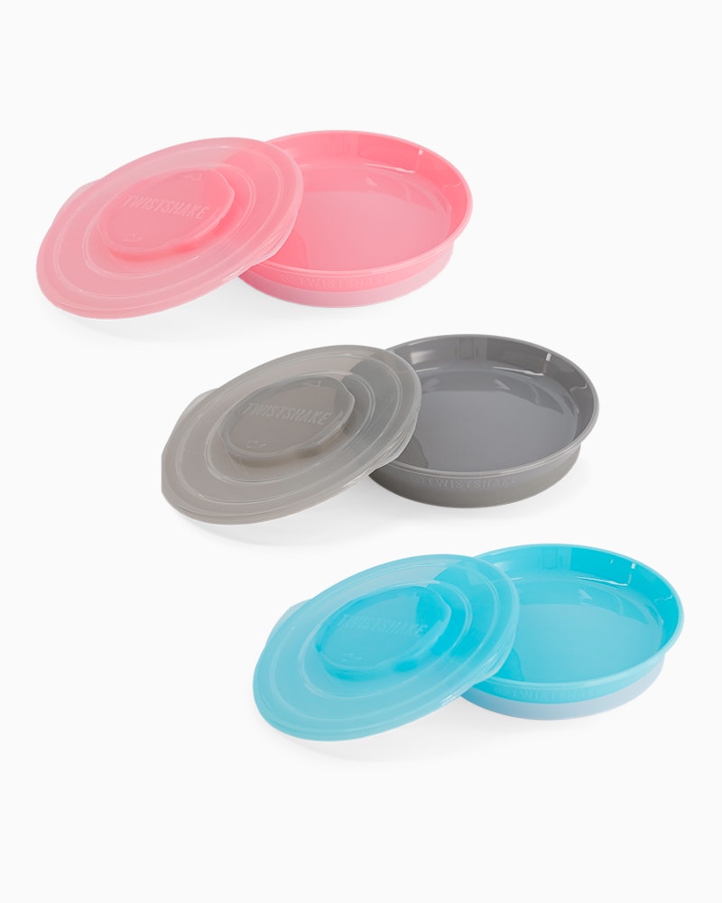 3-teiliges Kinderteller-Set 6+m 0 Monate+ / Gemischte Farben - 1