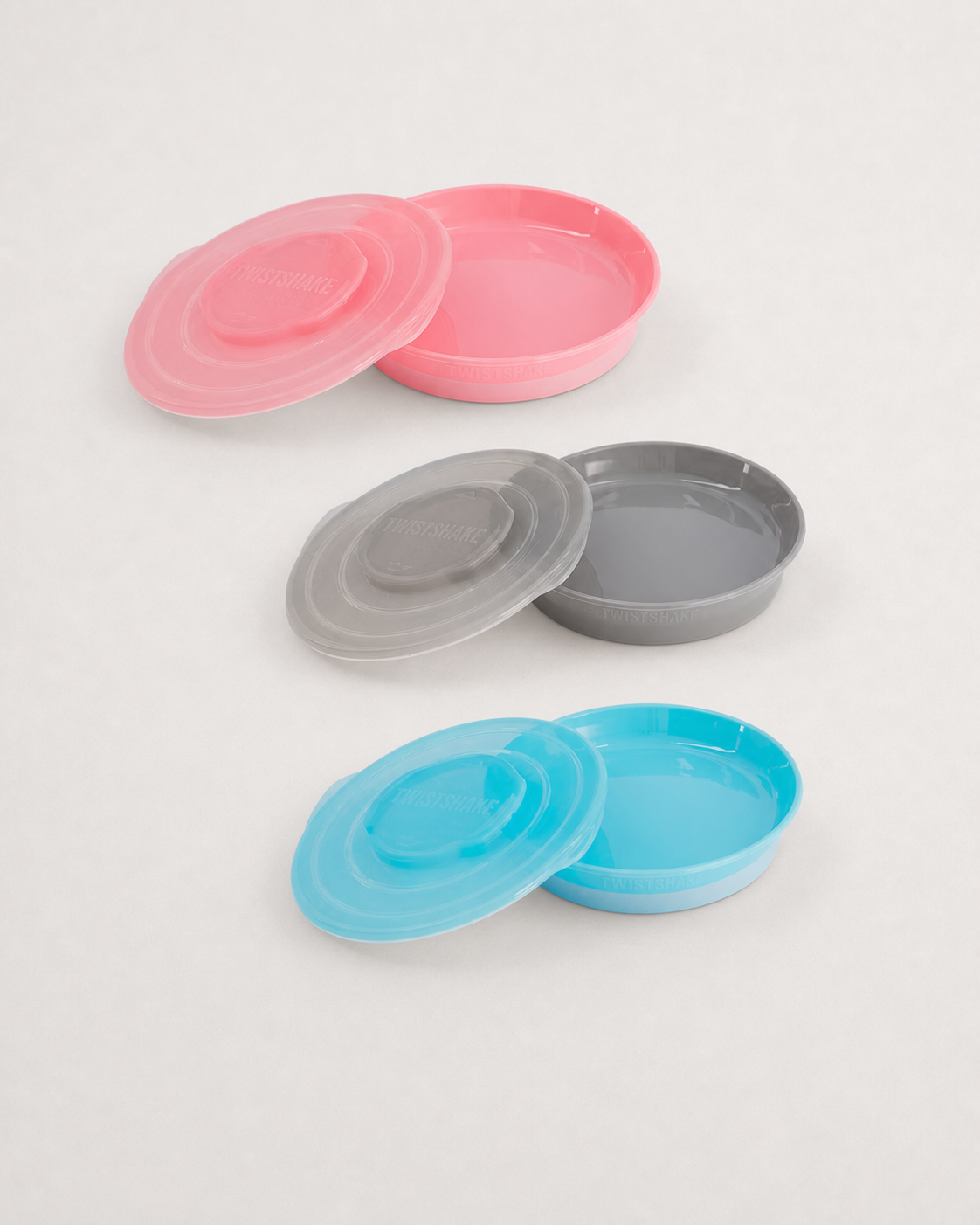 3-Piece Infant Plate Set 6+m 0 mån+ / Blandade färger