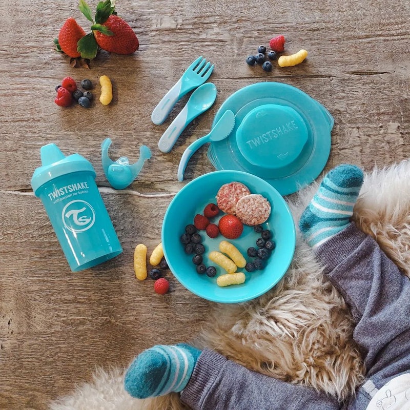Bol para niños Stackable / 6 meses+ / Azul - 2