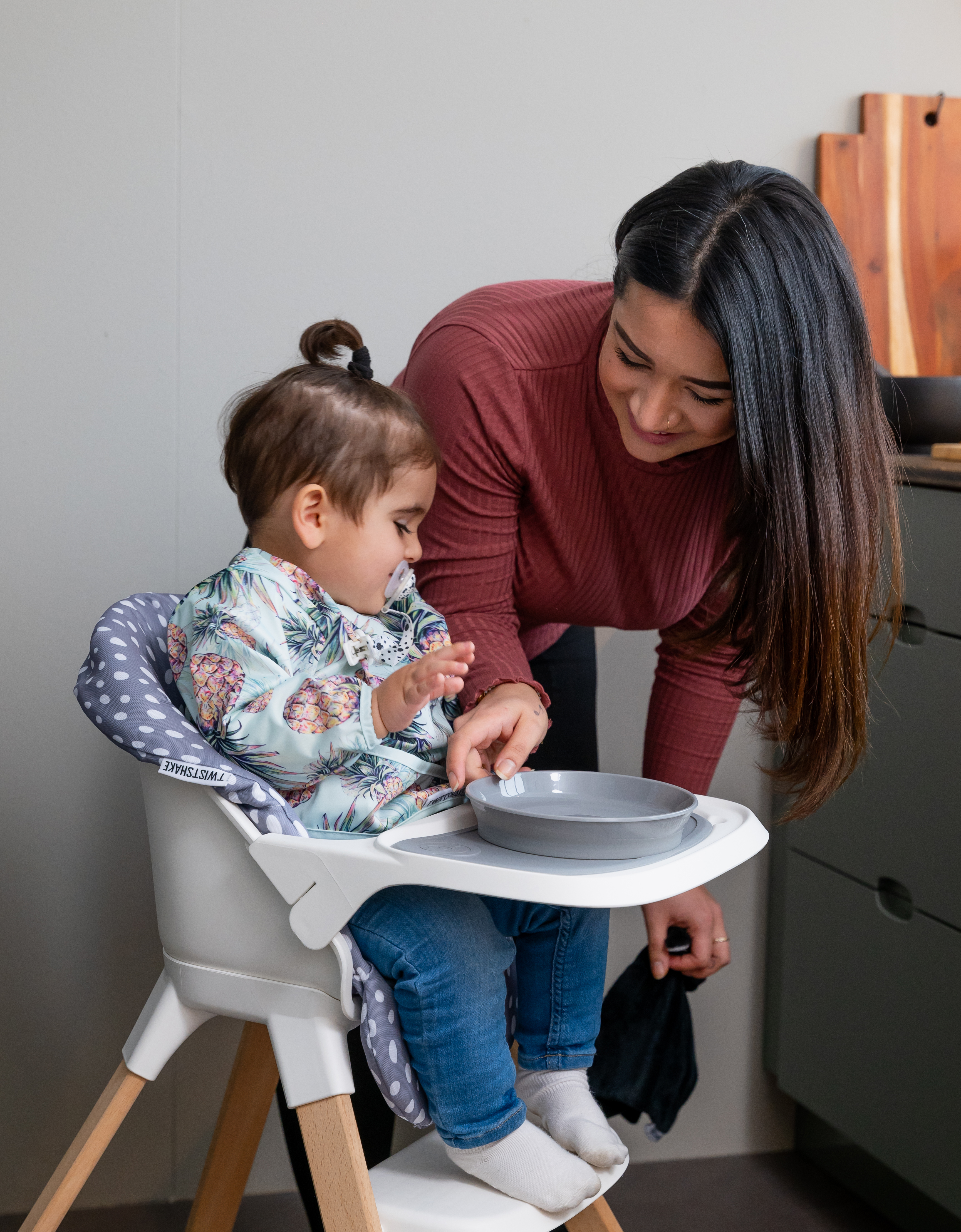 Dyna till barnstol 6 mån+ / Grå hover