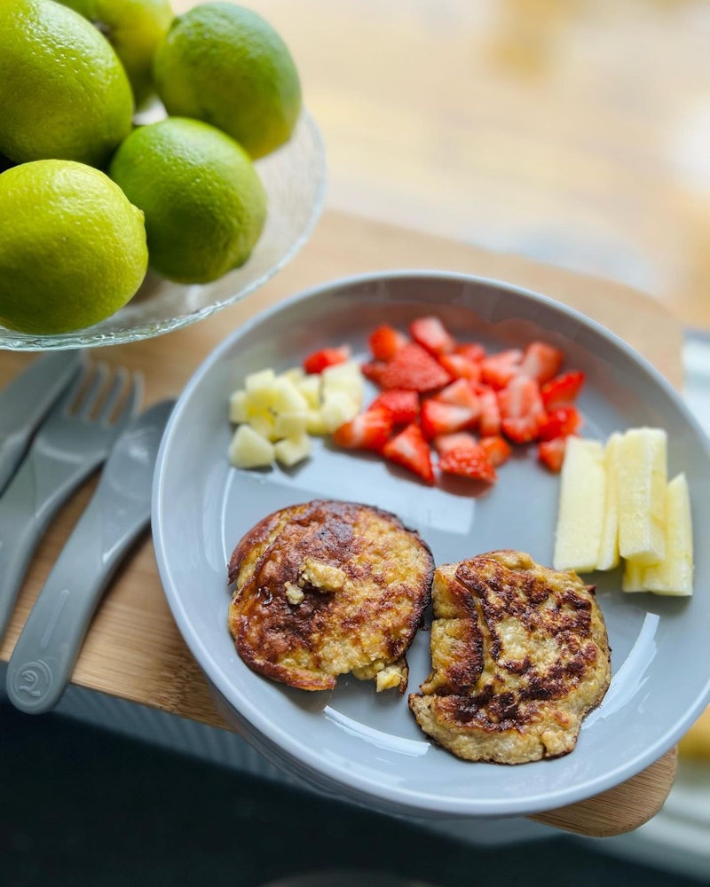 Infant plate with lid Stackable / 6 mth+ / Grey - 2