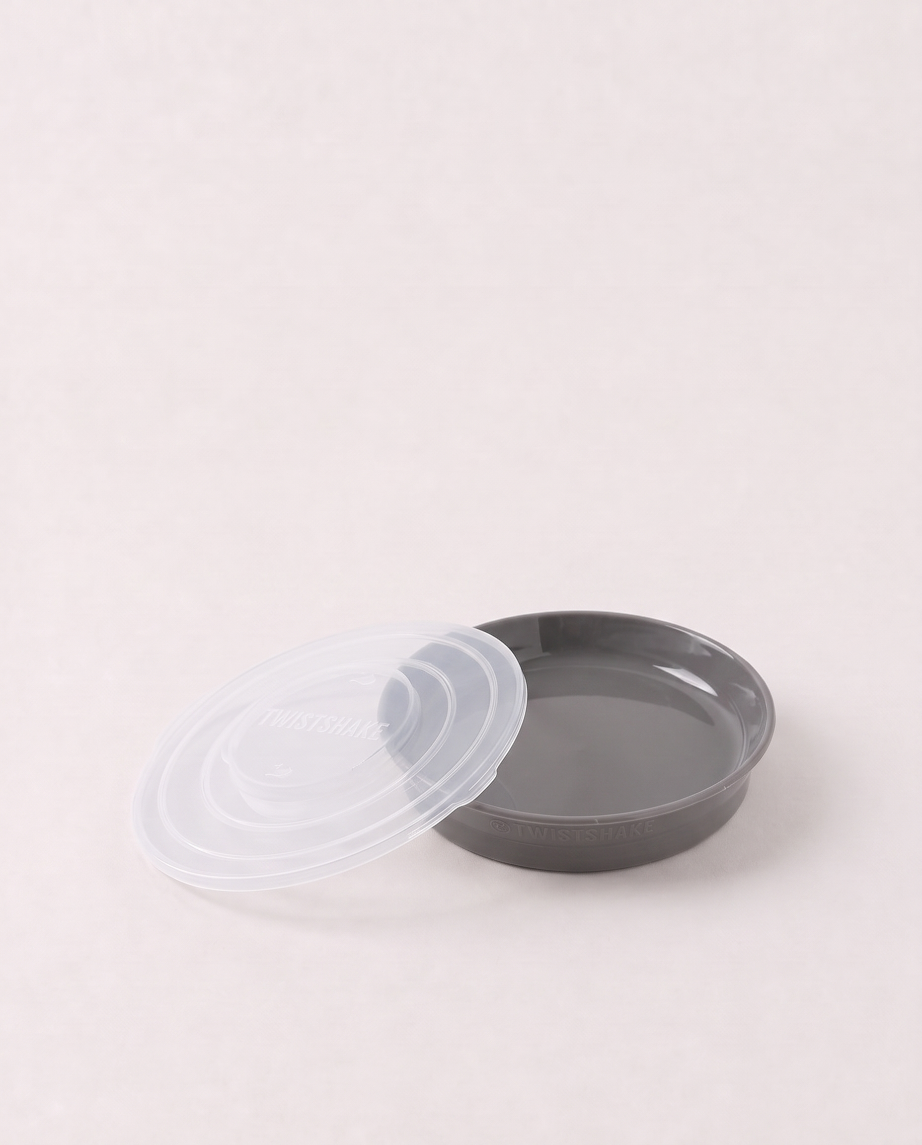 Assiette pour enfants Stackable / 6 mois+ / Gris
