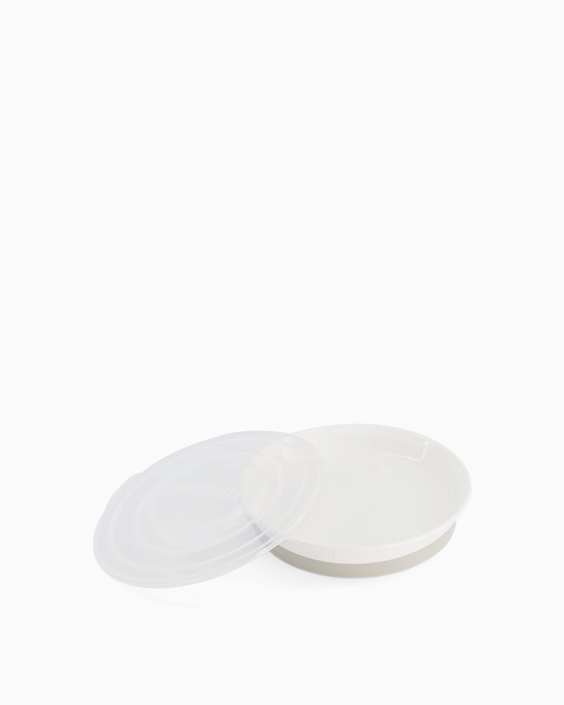 Assiette pour enfants Stackable / 6 mois+ / Blanc - 1