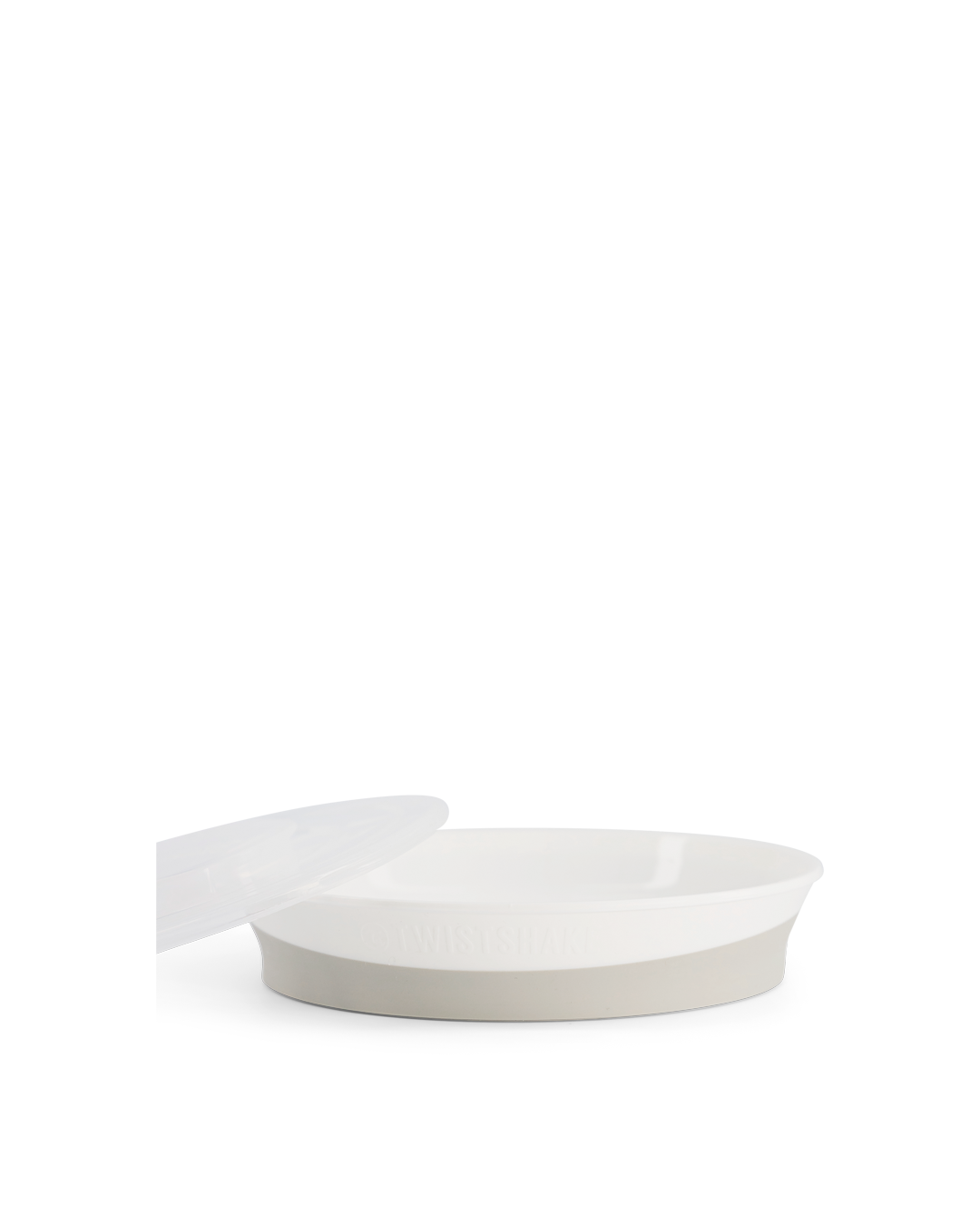 Barntallrik med lock Stapelbar / 6 mån+ / Vit - 4