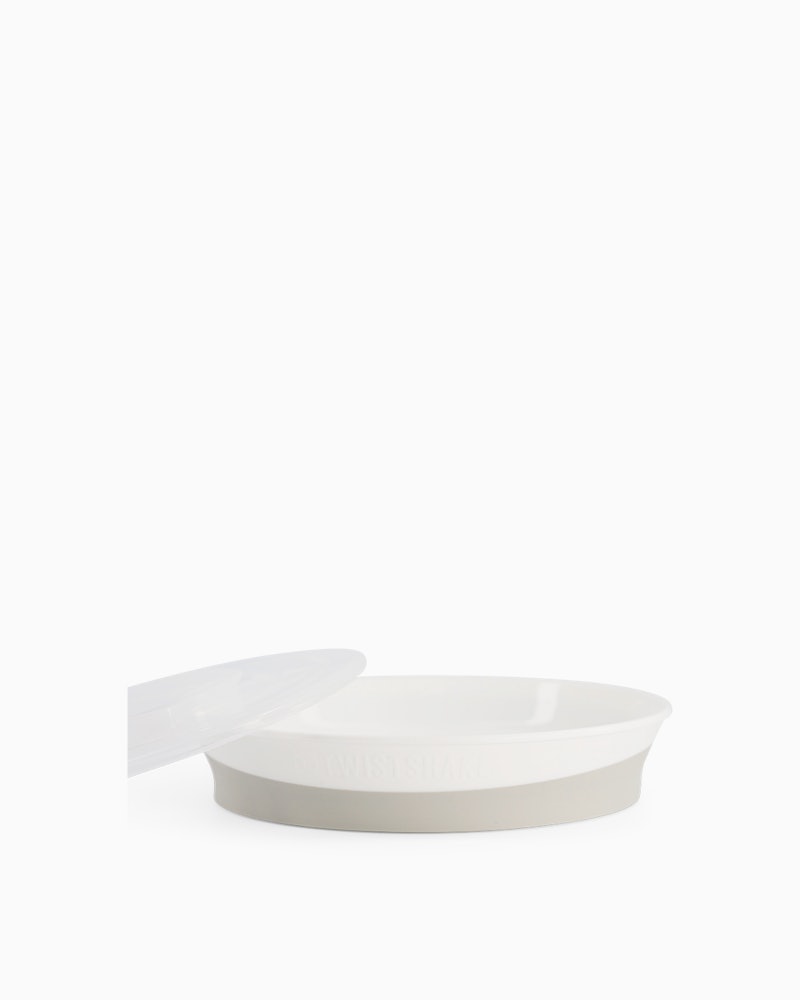 Assiette pour enfants Stackable / 6 mois+ / Blanc - 4