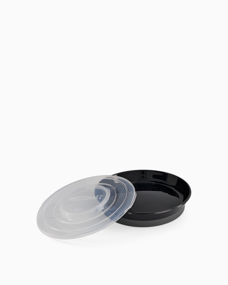 Plato infantil Stackable / 6 meses+ / Negro - 1