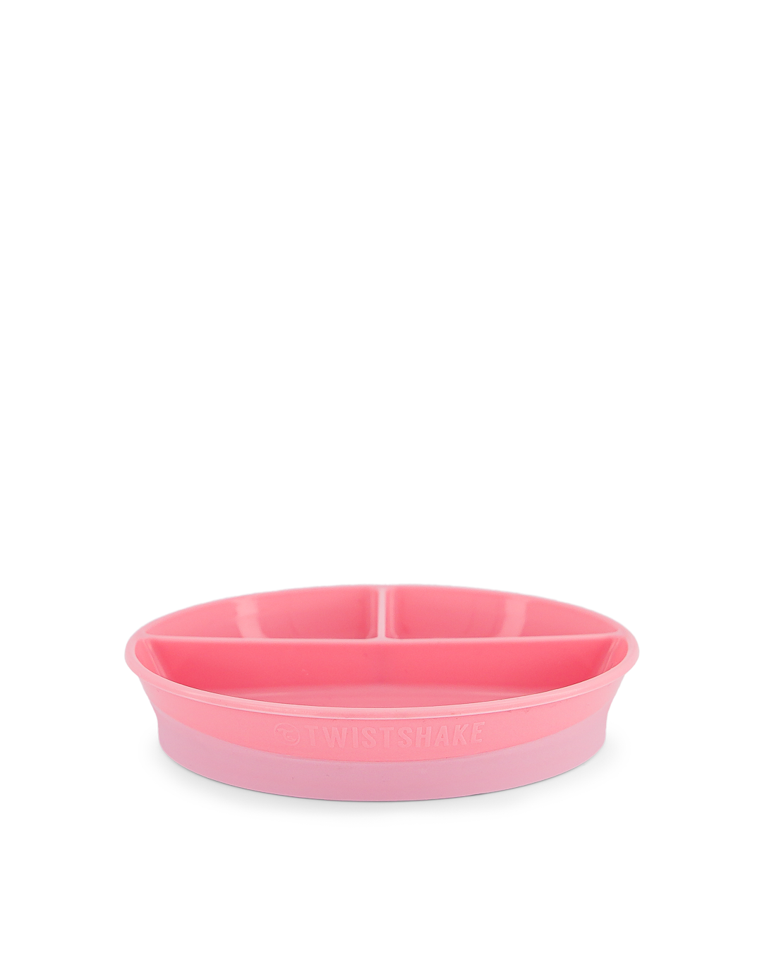 Tredelad barntallrik med lock Stapelbar / 6 mån+ / Rosa - 3