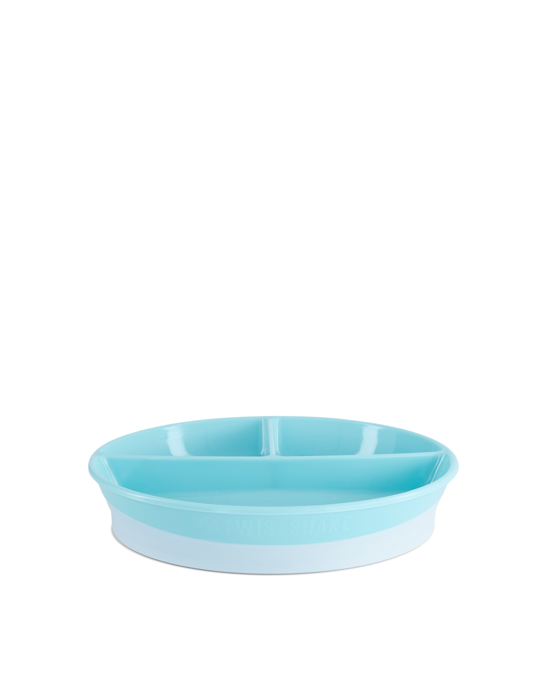 Tredelad barntallrik med lock Stapelbar / 6 mån+ / Blå - 3