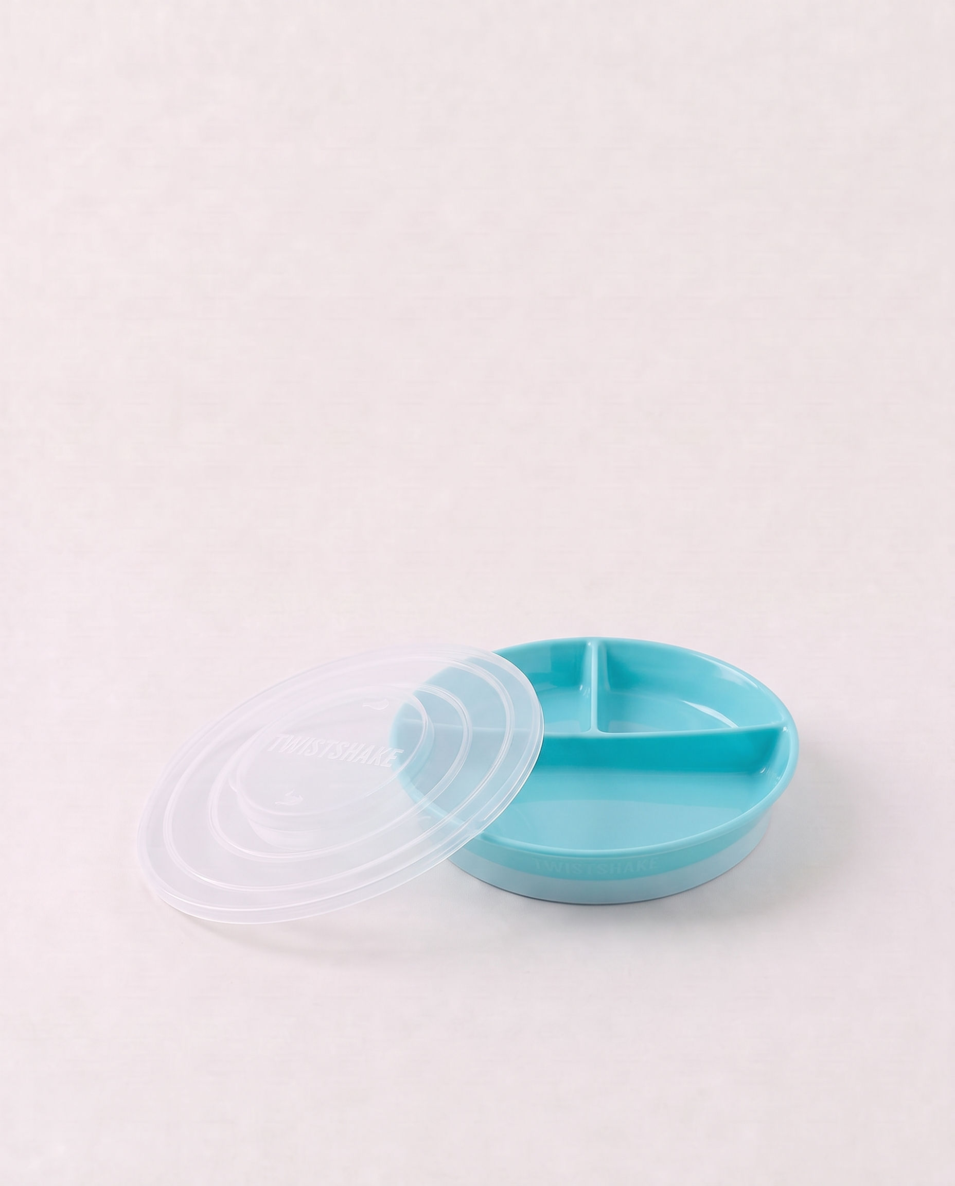 Assiette à compartiment Stackable / 6 mois+ / Bleu