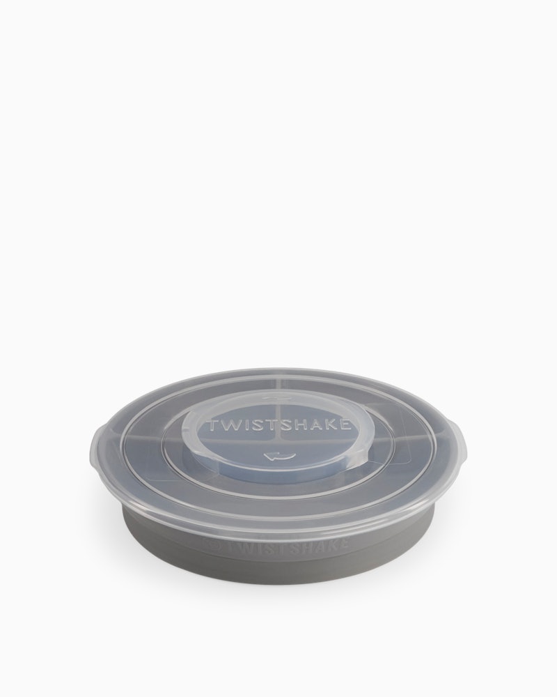 Assiette à compartiment Stackable / 6 mois+ / Gris - 4