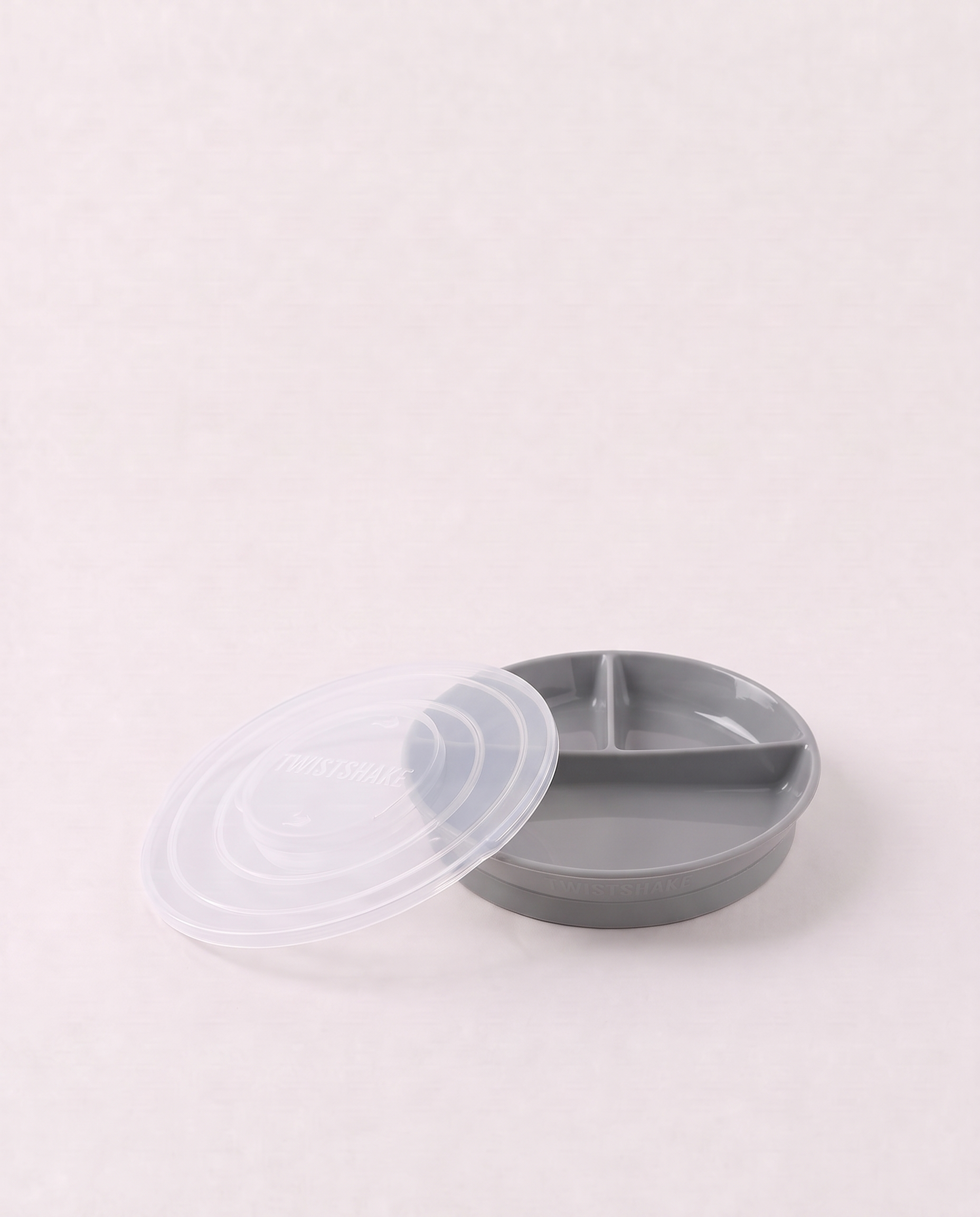 Opdelt tallerken Stackable / 6 måned+ / Grå