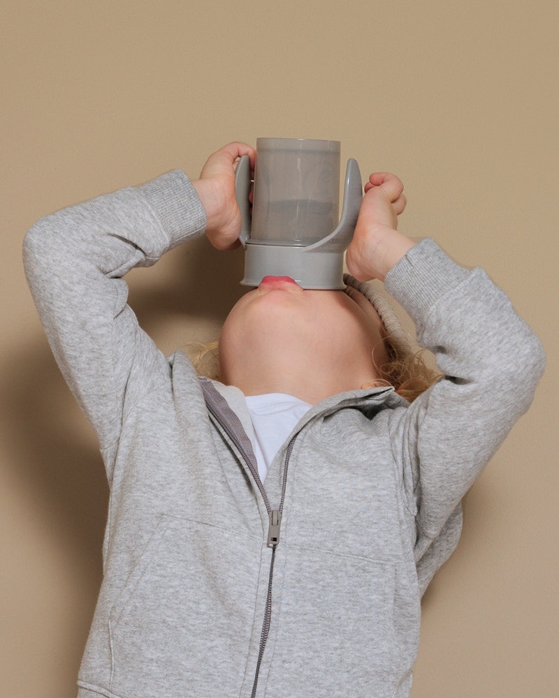 Spillfri 360-mugg 230 ml / 6 mån+ / Grå - 4