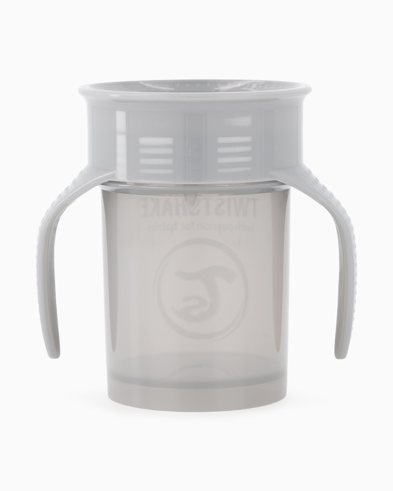 Spillfri 360-mugg 230 ml / 6 mån+ / Grå - 5