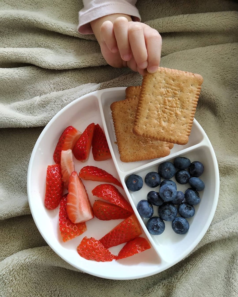 Opdelt tallerken Stackable / 6 måned+ / Hvid - 2